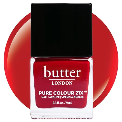 Image 23 of Her Majesty's Red for the product butter LONDON PC21X Nail Lacquer Polish