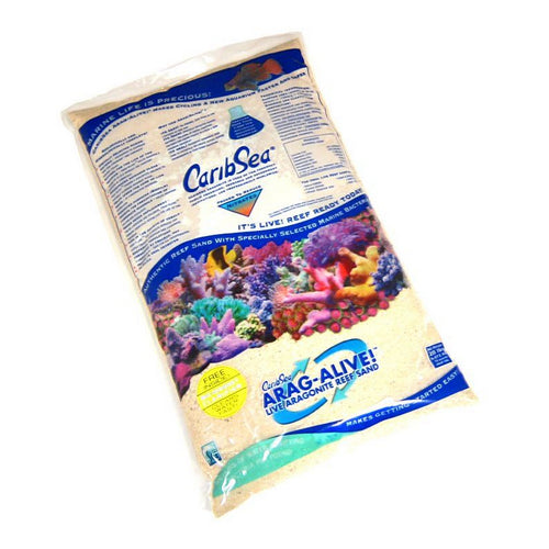 Arag-Alive Live Aragonite Reef Sand - Fiji Pink 20 Lbs (Case Of 2) by Caribsea