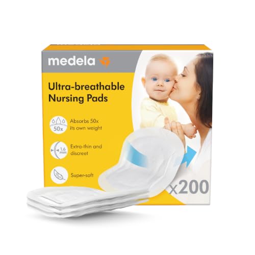 Image 1 of Default Title for the product Medela Ultra-Thin Disposable Nursing Pads, Max Absorbency, 200 ct