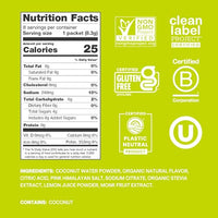 Thumbnail for Image 2 of Cure Hydration Electrolyte Drink Powder Lime 8 Packets