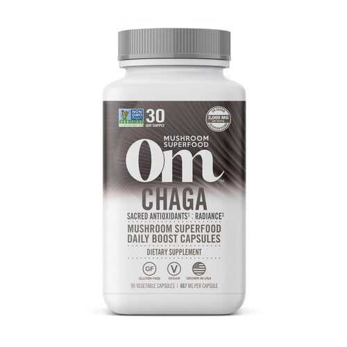 Om Mushrooms Chaga Mushroom Superfood 90 Caps