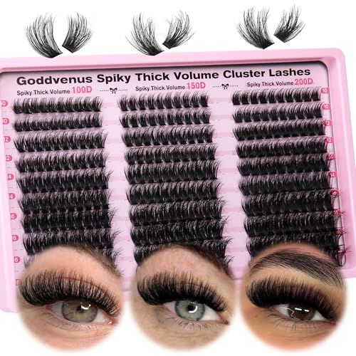 Image 18 of U-wispy volume clusters for the product Goddvenus Eyelash Extensions Wispy Natural DIY C Curl Individual Lashes Clusters