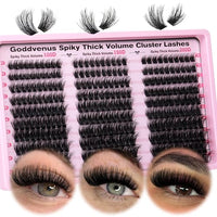 Thumbnail for Image 18 of U-wispy volume clusters for the product Goddvenus Eyelash Extensions Wispy Natural DIY C Curl Individual Lashes Clusters
