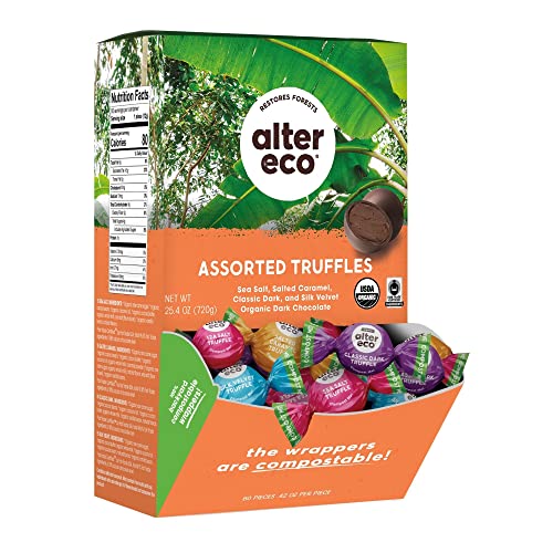 Image 1 of Default Title for the product Alter Eco Dark Chocolate Truffles 60 Truffles (Medley)