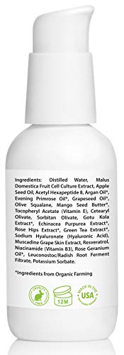Thumbnail for Image 4 of Anti Aging Face Cream Moisturizer with Resveratrol & Peptides, 2 fl. oz.
