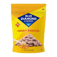 Thumbnail for Image 1 of Default Title for the product Blue Diamond Almonds Honey Roasted Flavored Snack Nuts, 16 oz, Pack of 1