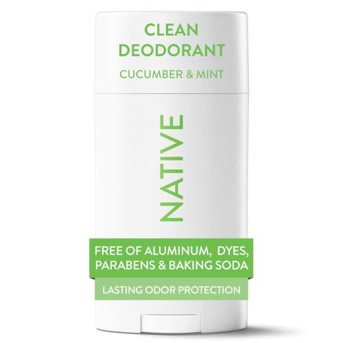 Image 1 of Default Title for the product Native Deodorant Contains Naturally Derived Ingredients, 72 Hour Odor Control, Deodorant for Women and Men, Aluminum Free, Cucumber & Mint 2.65oz