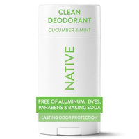 Thumbnail for Image 1 of Default Title for the product Native Deodorant Contains Naturally Derived Ingredients, 72 Hour Odor Control, Deodorant for Women and Men, Aluminum Free, Cucumber & Mint 2.65oz
