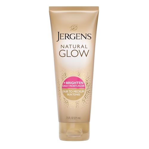 Image 2 of Fair to Medium / 7.5 Fl Oz (Pack of 1) for the product Jergens Natural Glow Self Tanner Body Lotion