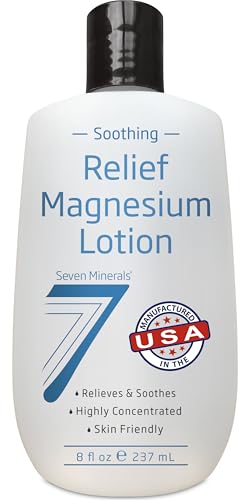 Image 1 of Default Title for the product Seven Minerals Magnesium Lotion for Sleep, Soothing Relief & Relaxation - 8 fl oz