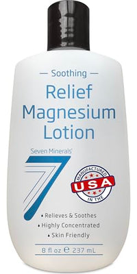 Thumbnail for Image 1 of Default Title for the product Seven Minerals Magnesium Lotion for Sleep, Soothing Relief & Relaxation - 8 fl oz