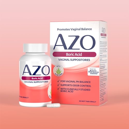 Image 6 of AZO Boric Acid Vaginal Suppositories for Women (Pack of 60)