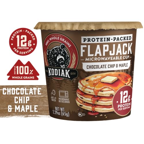 Image 4 of KODIAK CAKES Pancake On The Go, Chocolate Chip & Maple, 2.29 Oz (Pack Of 12)