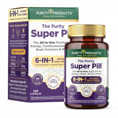 Image 1 of Default Title for the product Purity Products Super Pill - Elite Multivitamin  Krill Oil  Fish Oil