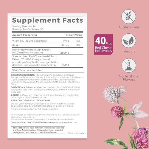 Image 4 of Promensil Perimenopause Supplements for Women - 30 Tablet Count