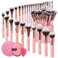 Thumbnail for Image 1 of Default Title for the product Bueart Design 30Pcs PRO Makeup Brushes Set Ultra Soft Dense Hair (Pink)