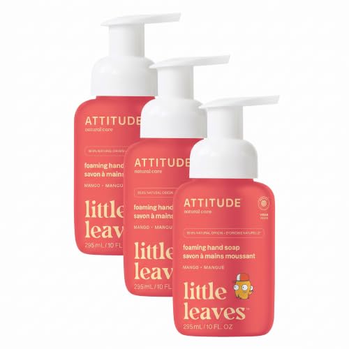 Image 1 of Default Title for the product ATTITUDE Foaming Hand Soap for Kids, Mango, 10 Fl Oz (Pack of 3)