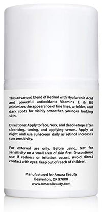Thumbnail for Image 5 of Retinol Cream for Face 2.5% with Hyaluronic Acid & Vitamins E & B5, 1.7 fl. oz. (Pack of 2)