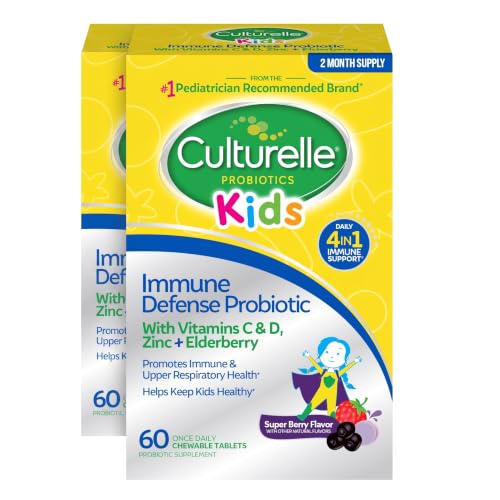 Image 3 of 60 Count (Pack of 2) / Kids Immune Defense Probiotic for the product Culturelle Kids Daily Immune Defense Probiotic Chewables