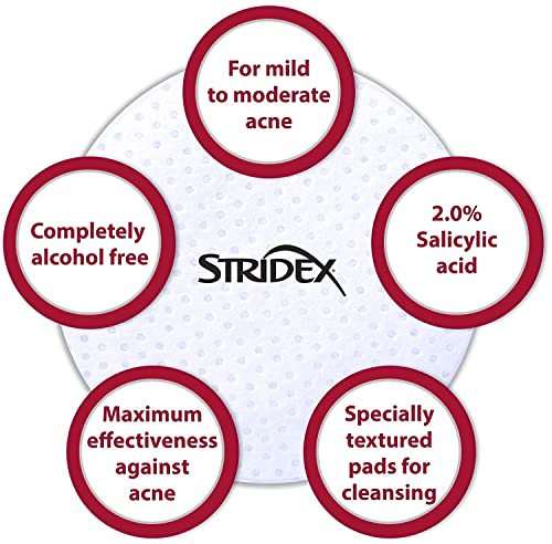 Image 5 of Stridex Strength Medicated Pads, Maximum, 55 Count pack,2 pack