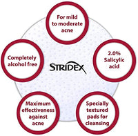 Thumbnail for Image 5 of Stridex Strength Medicated Pads, Maximum, 55 Count pack,2 pack