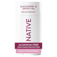 Thumbnail for Image 1 of Default Title for the product Native Deodorant Contains Naturally Derived Ingredients, 72 Hour Odor Control, Deodorant for Women and Men, Aluminum Free, Blackberry & Green Tea 2.65oz