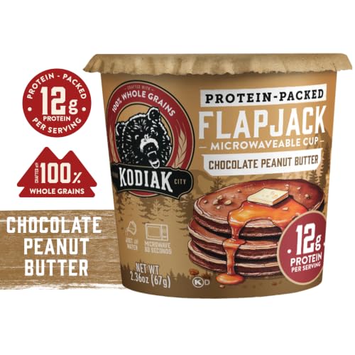 Image 4 of KODIAK CAKES Pancake On the Go, Chocolate Peanut Butter, 2.5 Ounce (Pack of 12)