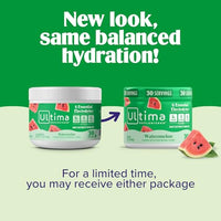 Thumbnail for Image 5 of Ultima Replenisher Electrolyte Powder Drink Mix Bundle ? Sugar Free ? Watermelon, 30 Serving Canister and 20 Stickpacks ? 6 Electrolytes and Minerals ? Keto Friendly, Vegan, Non-GMO