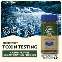 Thumbnail for Image 6 of Cafe Altura Instant Organic Coffee, Decaf Medium Roast, 3.53 Oz Jar