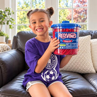 Thumbnail for Image 4 of Red Vines Licorice Candy Original Red Flavor Soft Chewy Candy Twists, Red Licorice 3.5 Lb Jar