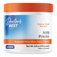 Thumbnail for Doctors Best MSM Powder With OptiMSM 250 Grams