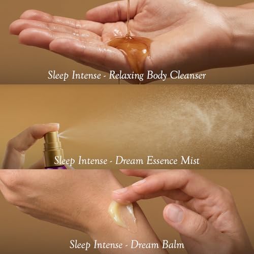 Image 6 of SPA CEYLON Sleep Intense Wellness Trio Set, Ayurvedic Pampering Set with Natural Ingredients, Shower Gel, Body Mist, Balm (150 g, Lavender, Ylang Ylang)