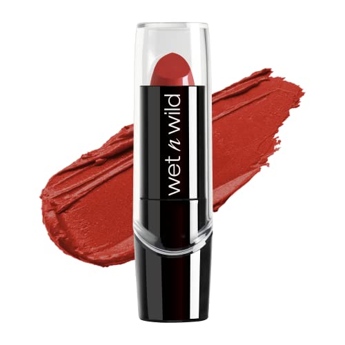 Image 5 of Raging Red / 1 Count (Pack of 1) for the product wet n wild Silk Finish Lipstick