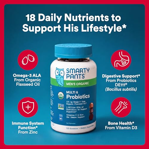 Image 2 of SmartyPants Multivitamin for Men Organic Gummies 120 Count
