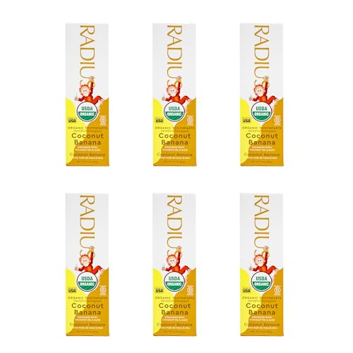 Image 1 of Default Title for the product RADIUS USDA Organic Kids Toothpaste 3oz Pack of 6