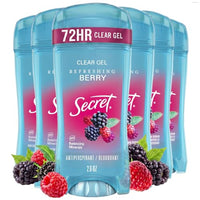 Thumbnail for Image 1 of Default Title for the product Secret Antiperspirant Deodorant for Women, Berry Scent, 2.6 oz Pack of 6