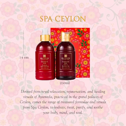 Image 3 of SPA CEYLON Cardamom Rose Bath and Body Duo Set 250ml x 2