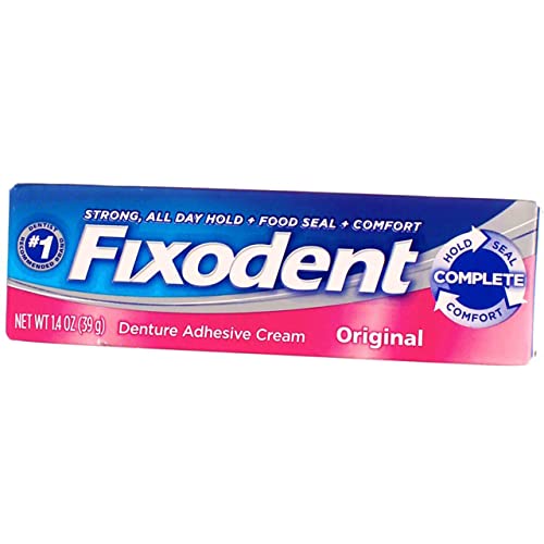 Image 3 of 13.53 Fluid Ounces / 1.4 Ounces for the product Fixodent Denture Adhesive Cream