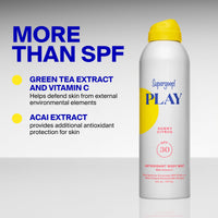 Thumbnail for Supergoop! PLAY Antioxidant Body Mist w/Vitamin C - 6 fl oz - SPF 50 PA++++ Broad Spectrum Sunscreen - Body Spray - Great for Active Days