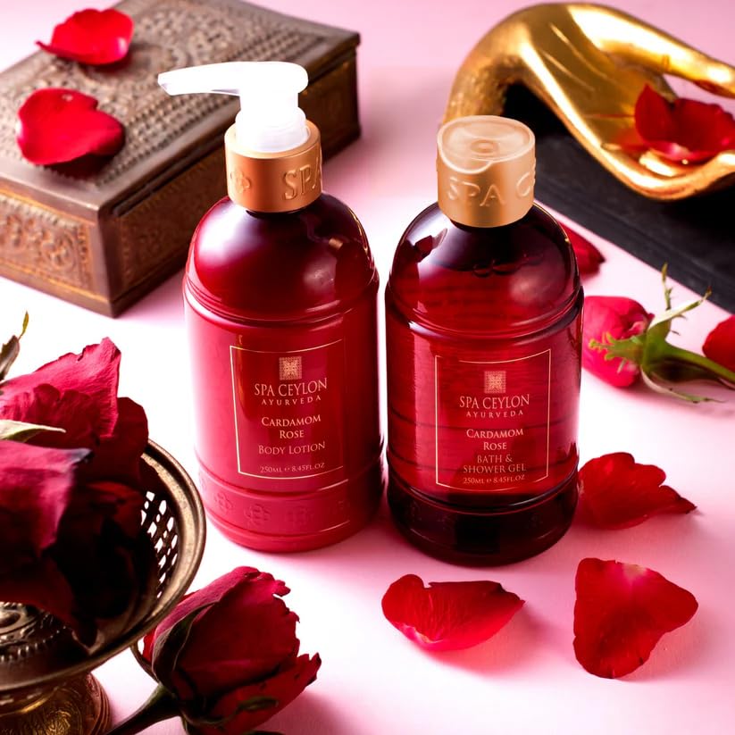 Image 6 of SPA CEYLON Cardamom Rose Bath and Body Duo Set 250ml x 2