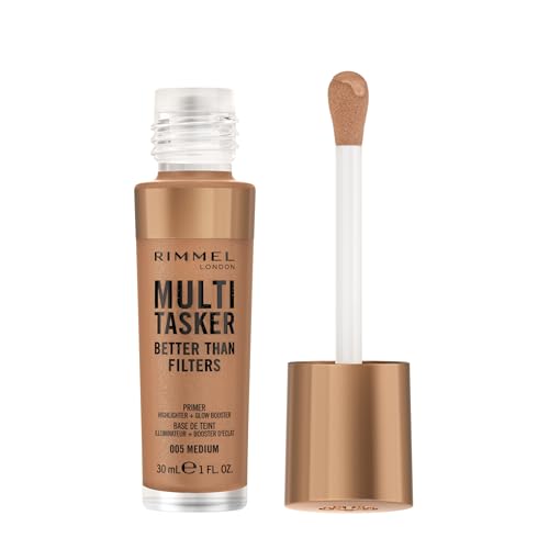 Image 5 of 005 Medium / 1 Fl Oz (Pack of 1) for the product Rimmel Multi-Tasker Better Than Filters Face Primer Glow Booster and Highlighter