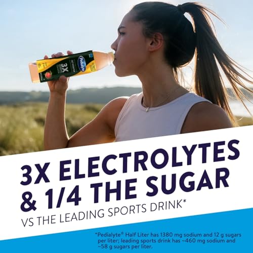 Image 4 of Pedialyte Electrolyte Solution, Apple, Hydration Drink, half liter each 16.9 Fl Oz (Pack of 12)