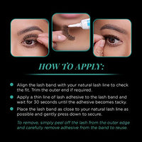 Thumbnail for Image 5 of Ardell False Eyelashes 111 - Black, Lightweight, Reusable, Soft & Natural Look Strip Lashes for Everyday Wear, 4-Pack