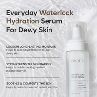 Thumbnail for Image 3 of Cecith Waterlock First Serum, Korean Hydrating Hyaluronic Acid Serum for Face, Lightweight Moisture Barrier Serum for Dry & Dehydrated Skin, 5.07 fl oz