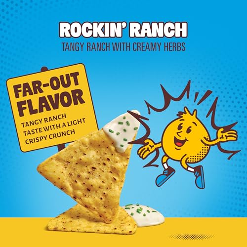 Image 4 of HIPPEAS Chickpea Tortilla Chips, Rockin? Ranch, Gluten Free, Dairy Free, Vegan, 1oz, Pack of 18