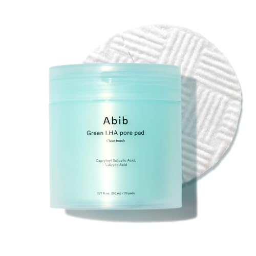 Image 1 of Default Title for the product Abib Green LHA Pore Pad Clear Touch Toner Pads 230mL 70 Pads