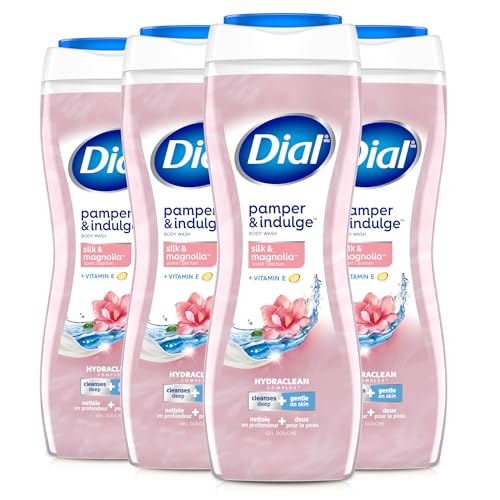 Image 1 of Default Title for the product Dial Body Wash, Silk & Magnolia, Hydraclean Complex, 16 fl oz, 4 count