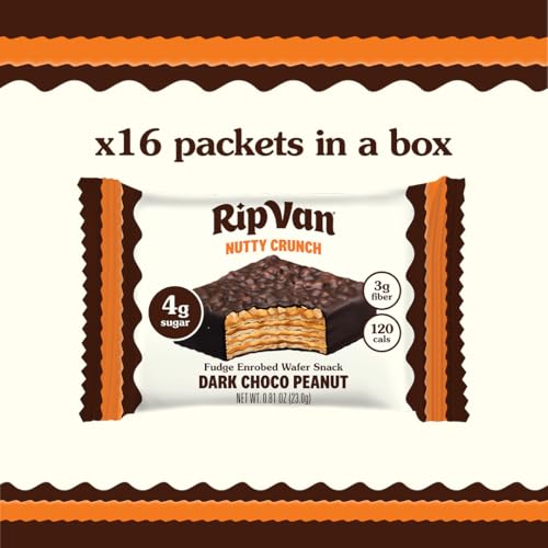 Image 5 of RIP VAN Dark Chocolate Peanut Butter Wafer Bars, 16 Count