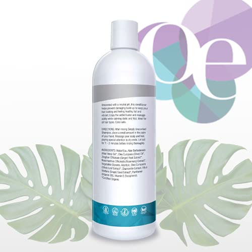 Image 2 of Organic Excellence Simply Unscented Conditioner, Non-toxic Color-safe 16 oz