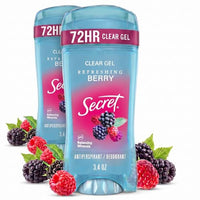 Thumbnail for Image 1 of Default Title for the product Secret Fresh Clear Gel Deodorant for Women, 3.4 oz Pack of 2